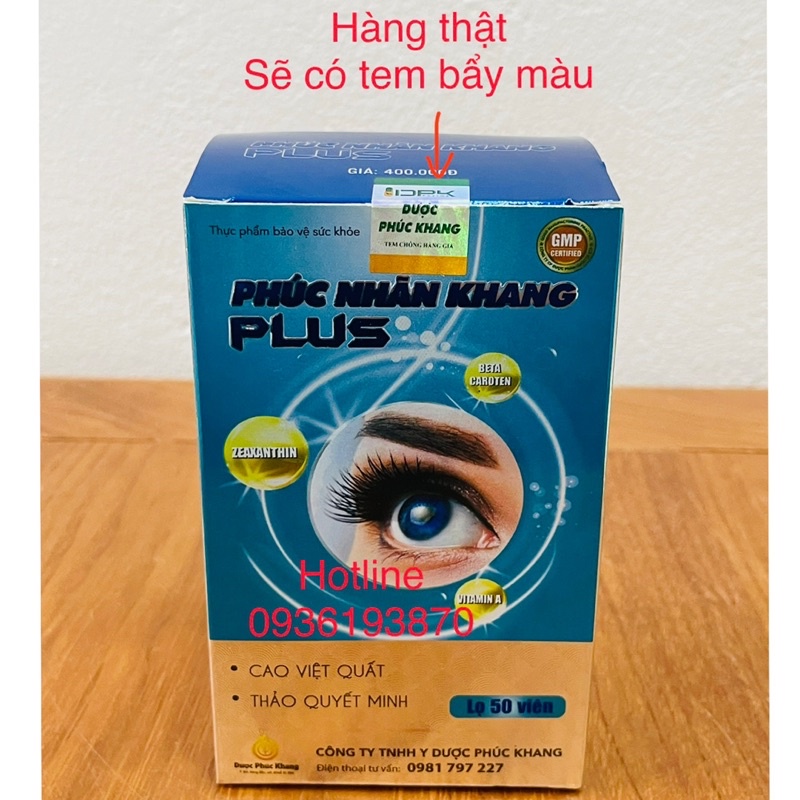 ✅ Phúc Nhãn Khang Plus 👍  ❤️ Giúp Bổ mắt sáng mắt mỏi mắt lão hoá mắt