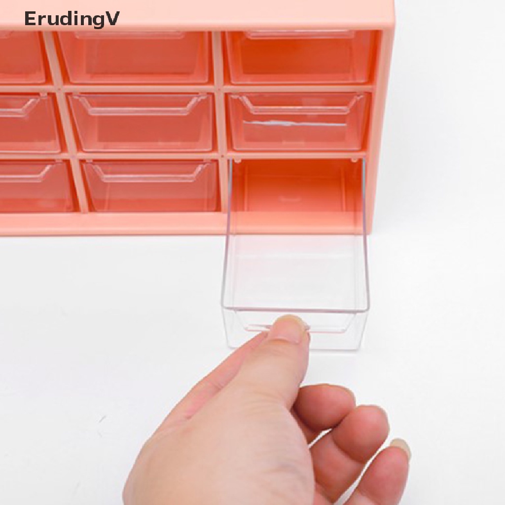 Hộp Đựng Trang Sức / Mỹ Phẩm 9 Ngăn Kéo Mini