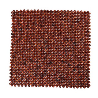 Lót đệm ngồi hạt gỗ cho ghế văn phòng ô tô chống mỏi chống nóng 45 x45 cm
