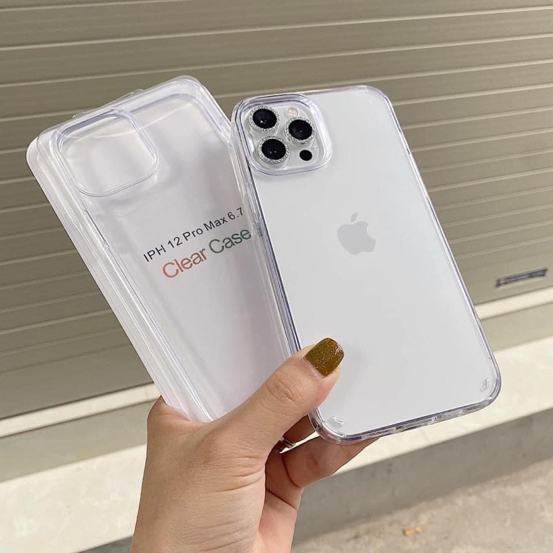 Ốp lưng iphone TRONG SUỐT CLEAR CHỐNG Ố KÈM HỘP
