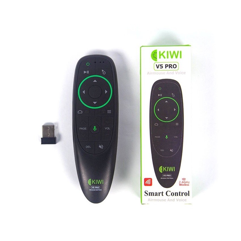 Chuột bay điều khiển giọng nói Kiwi V5 Pro [ Chính Hãng], điều khiển voice bay cho box androi 7 trở lên