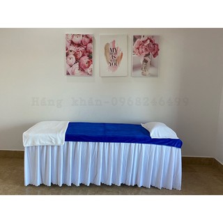 khăn trải giường spa 90.190cm microfiber siêu mềm