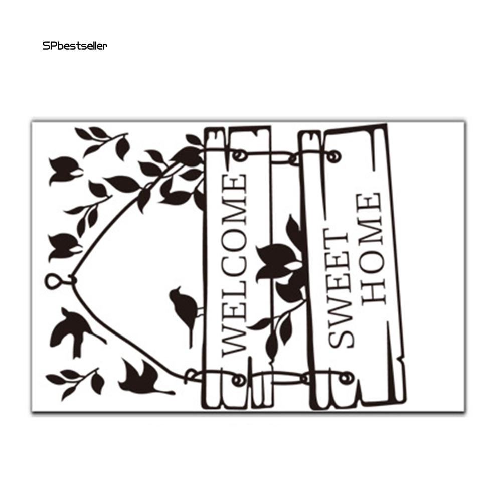 Miếng dán trang trí tường in chữ cái tiếng Anh