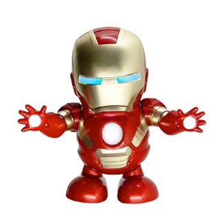 Đồ chơi siêu nhân iron man loại đắt-mở mặt-có nhạc-nhảy