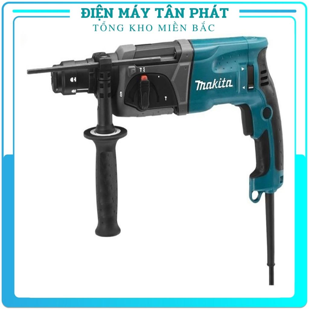 Máy khoan sắt bắt vít đục tường bê tông Makita HR2470 chính hãng đa chức năng mini giá rẻ dùng điện cầm tay (bảo hành 12