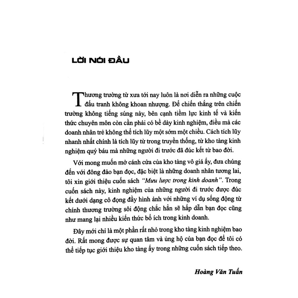 Sách - Mưu Lược Trong Kinh Doanh - PD