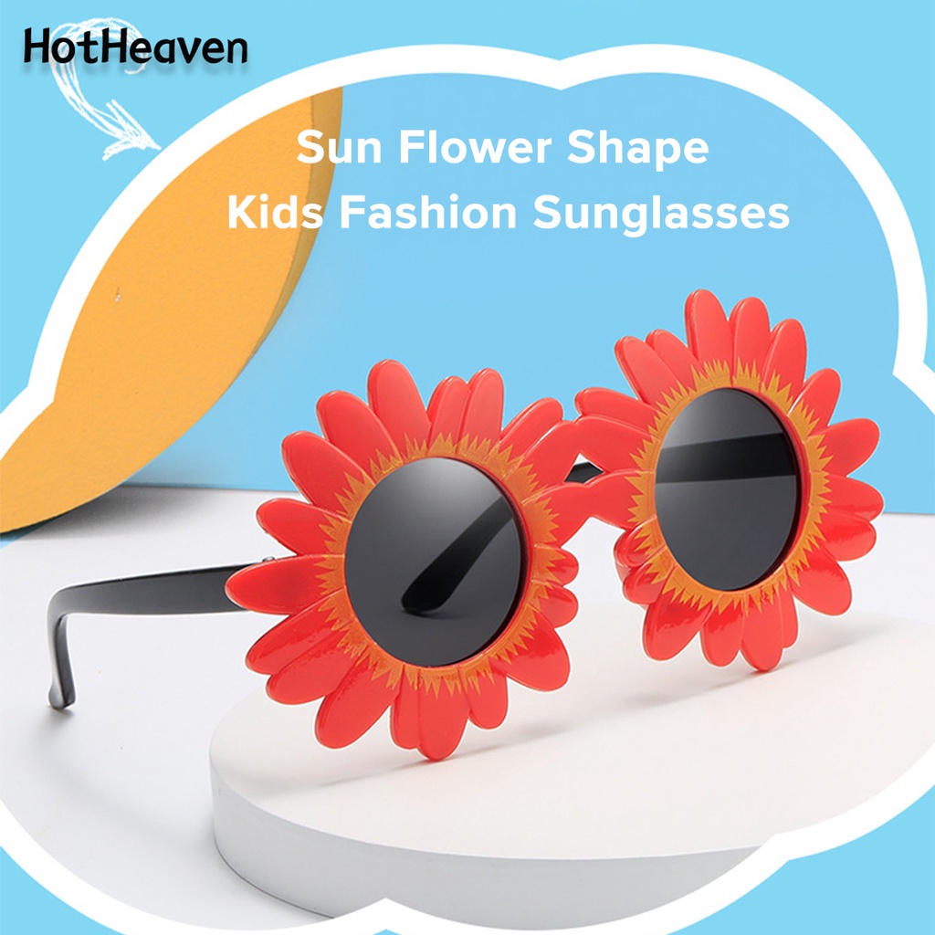 Kính Mát Chống Tia UV Bảo Vệ Mắt Toàn Diện Họa Tiết Hoa Cúc 6 Kiểu Unisex Cho Trẻ Em