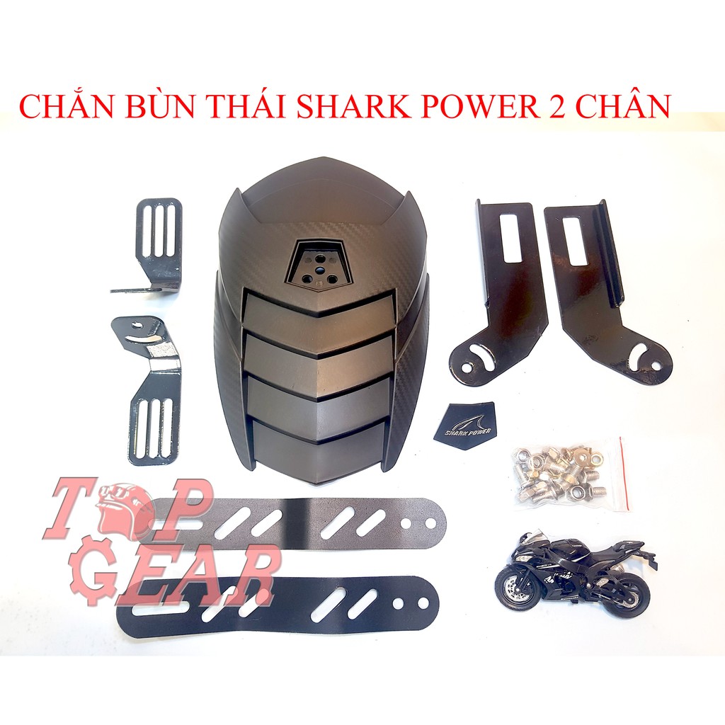 CHẮN BÙN SHARK POWER CHÂN THÁI BẢN TO MẪU MỚI &lt;TOPGEAR&gt;