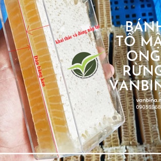 Mật ong bánh tổ nguyên sáp 500g - keo ong nguyên chất