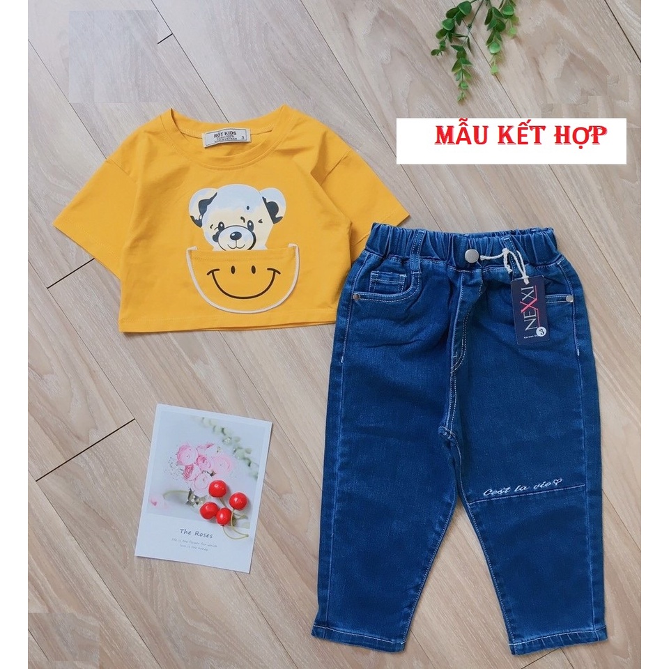 [Chính hãng Nexxi] Quần jean Dài Bé gái Chất Jean cao cấp Co giãn Mạnh - Trang 25 Kids - AQ026