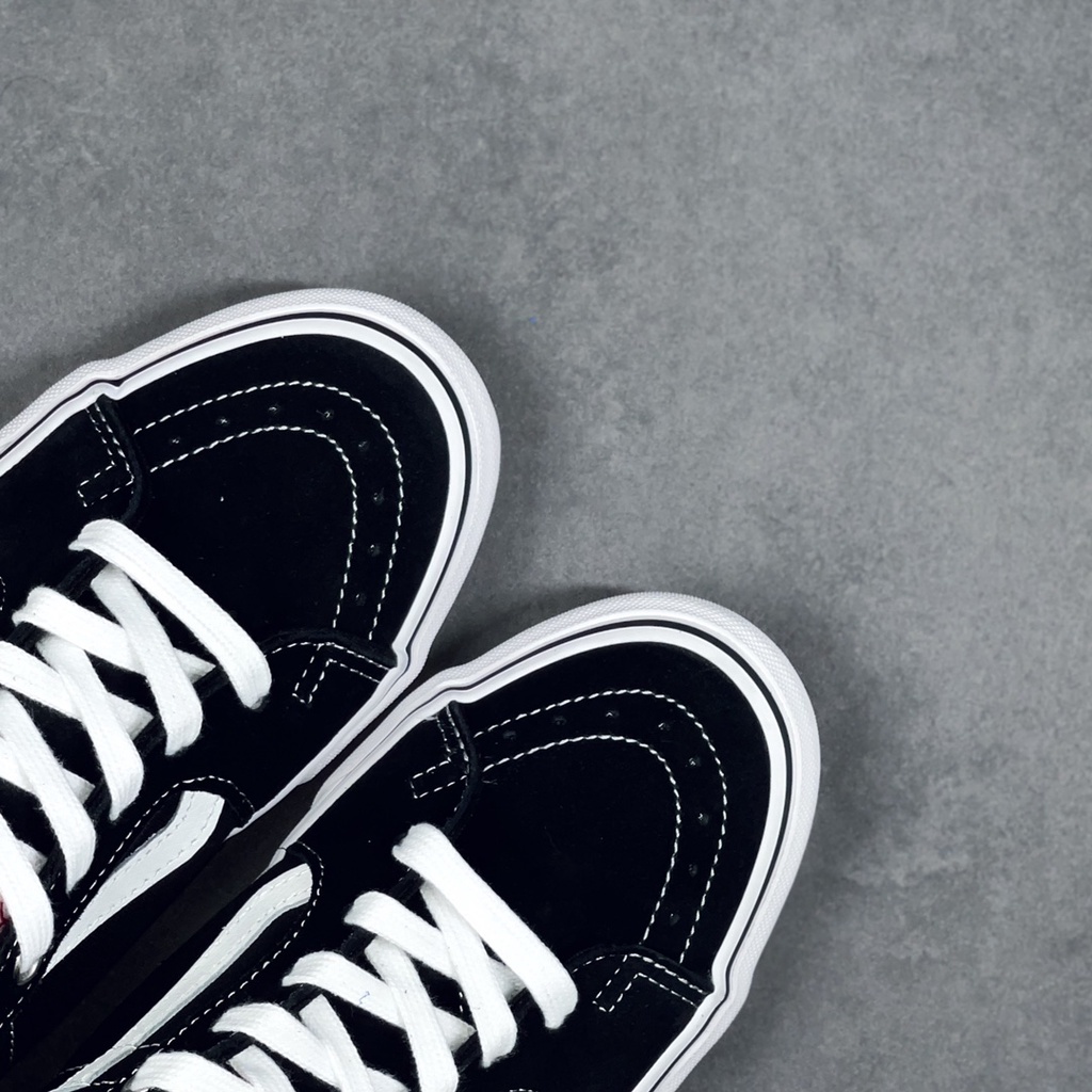 Giày Thể Thao Vans SK8-Llow PRO Vải canvas Phối Màu Đen Trắng Phong Cách Cổ Điển