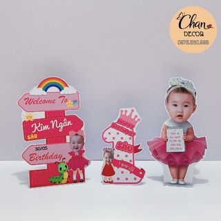 Hình Chibi Dựa Số Tuổi Sinh Nhật Cho Bé