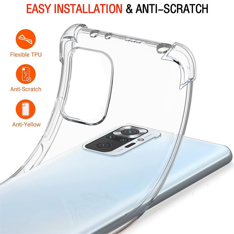 Vỏ điện thoại Samsung Galaxy A05 A05s A24 A54 A34 A04s A14 A04 M14 M33 M23 M53 M13 M62 M12 M32 M22 M52 A53 A23 A73 A22 A32 A02 A12 A42 A52 A72 A52s A03s M51 M31 M31s M21 Ốp điện thoại trong suốt chống sốc cho