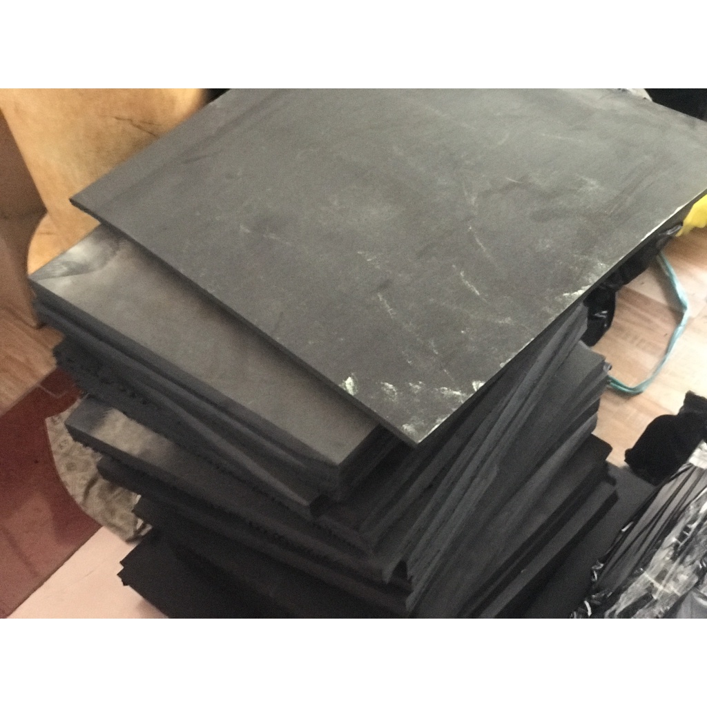 1 tấm cao su non Kt 40x40cm dày 1cm/2cm/3cm cách âm giảm ồn, chống rung .
