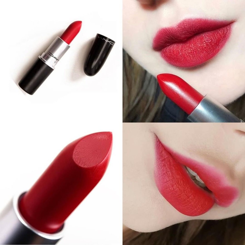 [Siêu Giảm Giá] - Son Mac Ruby Woo Màu Đỏ Tươi Tôn Da