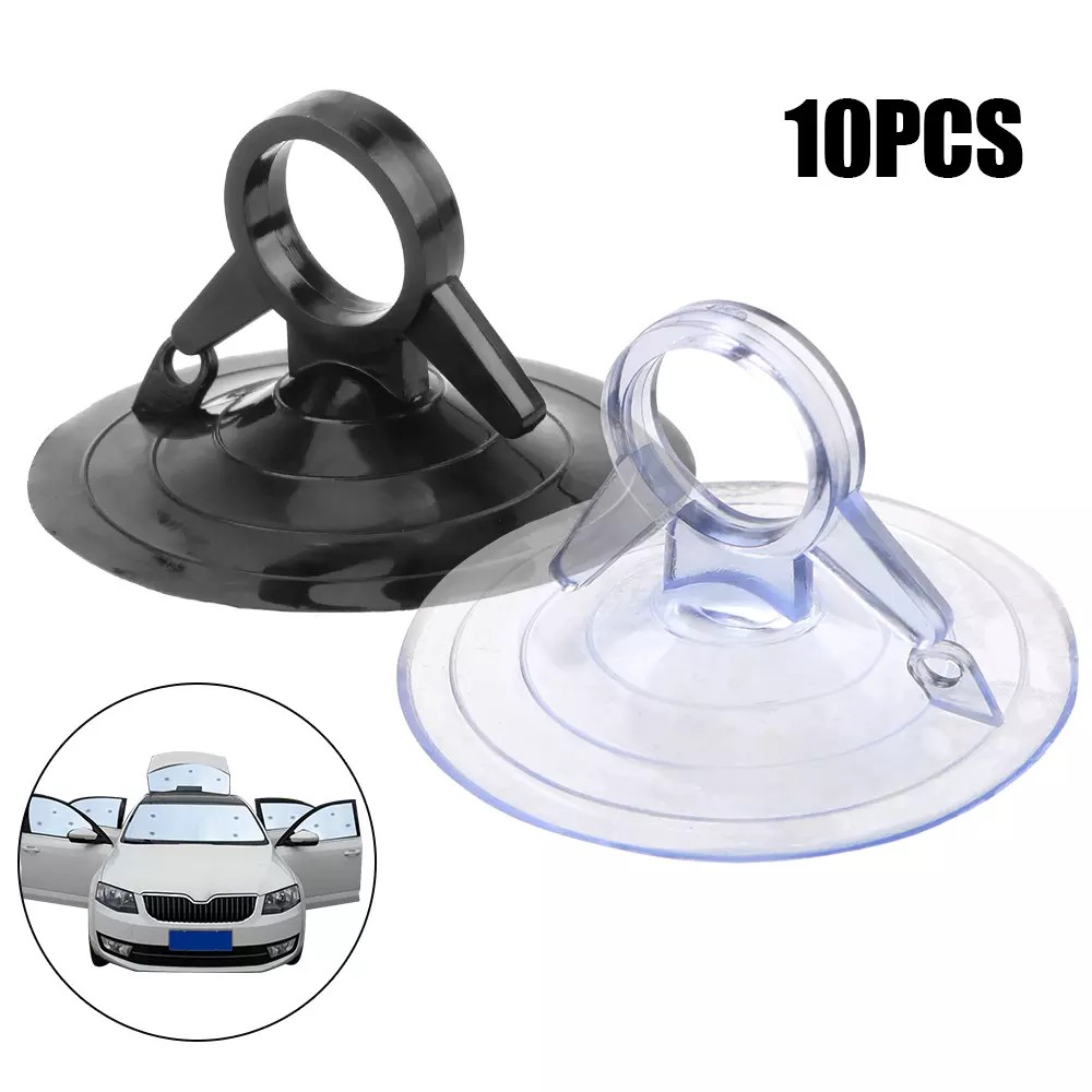 Che Nắng Xe Núm Hút Cao Su 45Mm Đường Kính 10 PCS Vật Liệu PVC Mạnh Mẽ Nhẫn Kéo Khớp Đúng Với Núm Hút Cao Su Ô Tô N