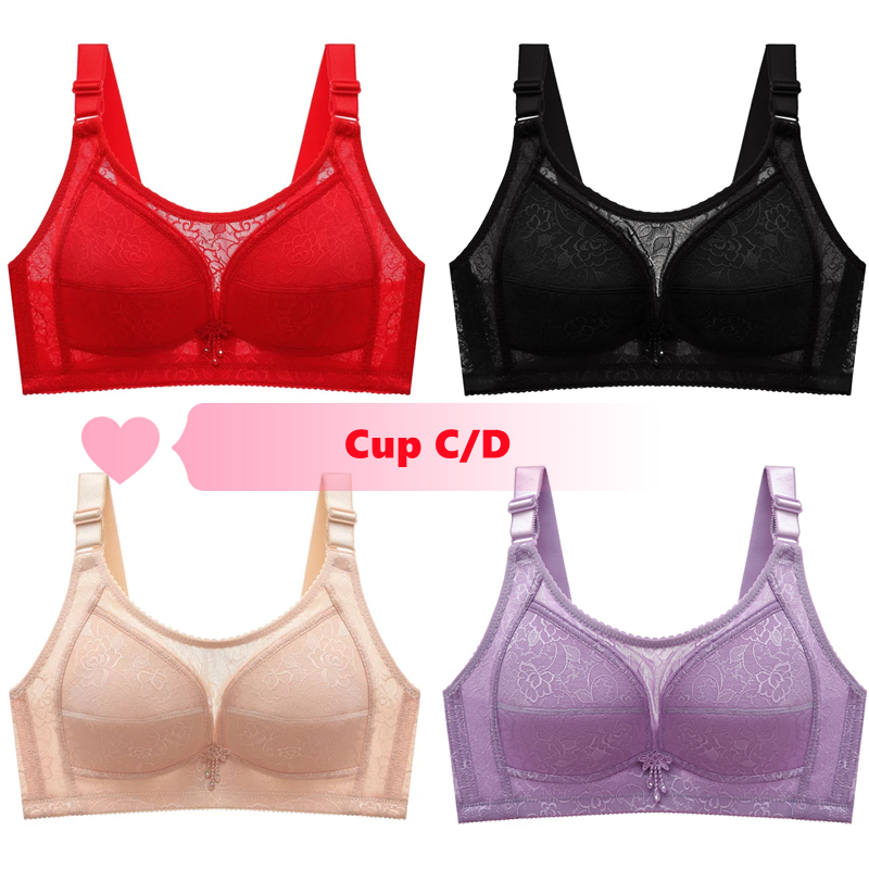 Áo Lót Không Gọng Size Lớn Cup 38-48 Cup C D