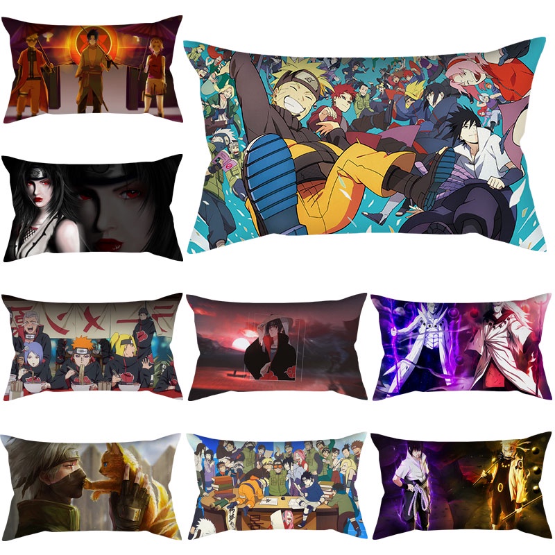 Vỏ Gối In Hình Naruto 50*30cm