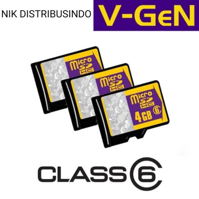 Thẻ Nhớ V-Gen 4gb - 8gb - 16gb Class 6 Lifetime Guarantee | BigBuy360 - bigbuy360.vn