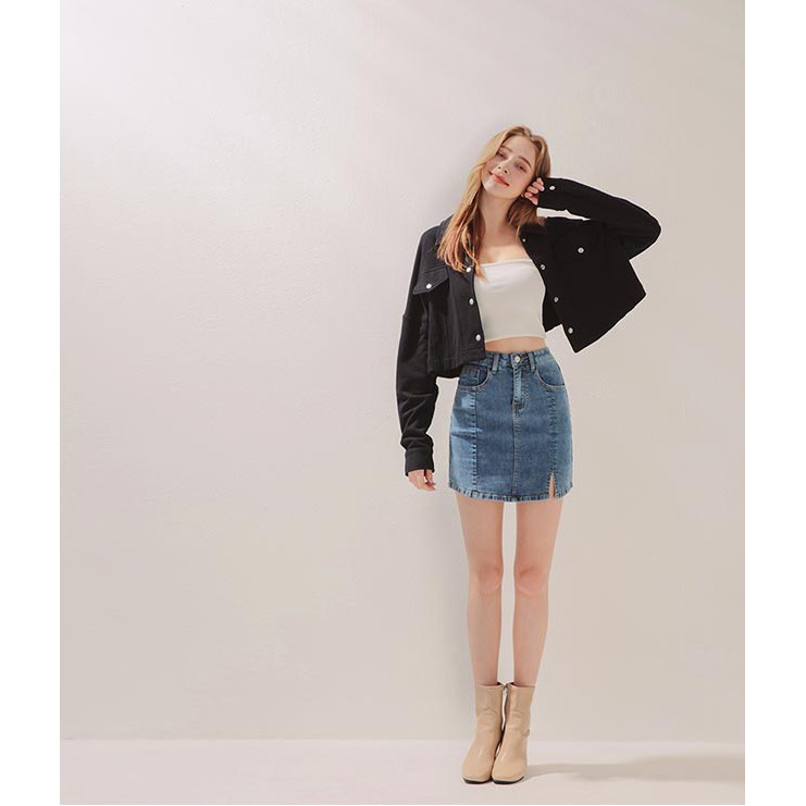 Áo khoác cotton cổ sơ mi nữ Air Space 2030126010 | BigBuy360 - bigbuy360.vn