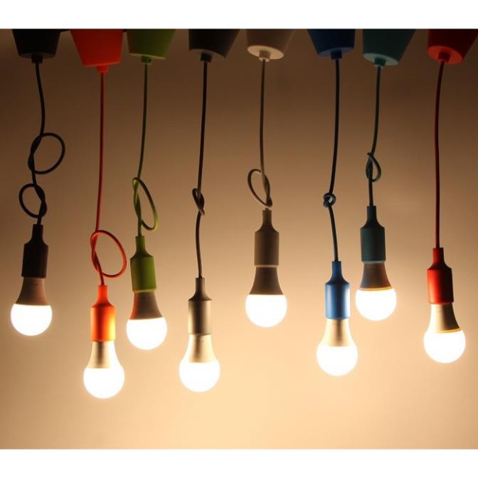 Bộ 8 dây đèn thả trang trí bóng led búp 18W
