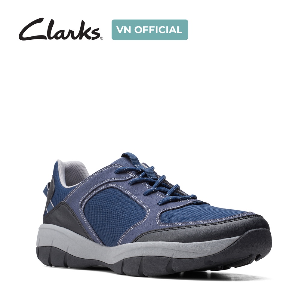 Giày buộc dây nam CLARKS Ervin Lace màu Xanh