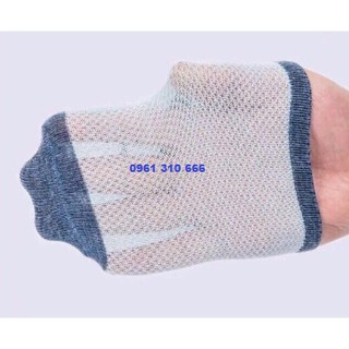 (Tặng 1 vòng dâu cho bé)- Sét 5 đôi tất lưới Cổ Cao Cho Bé 3 tháng - 12 tháng