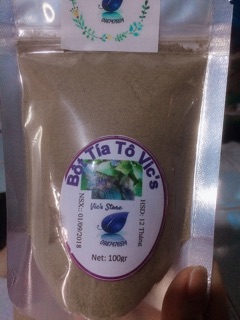 Bột tía tô làm đẹp