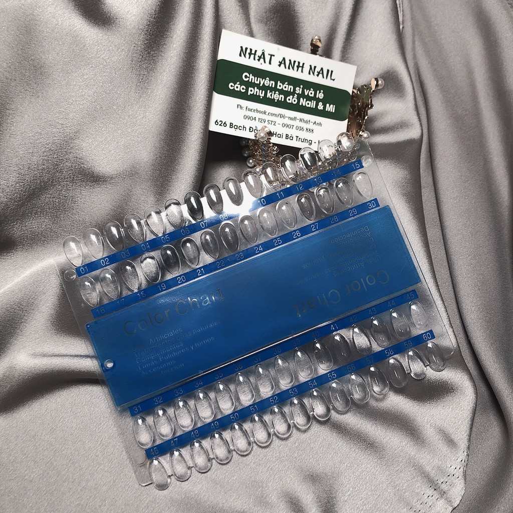 Bảng sơn móng, bảng trưng bày màu sơn mica