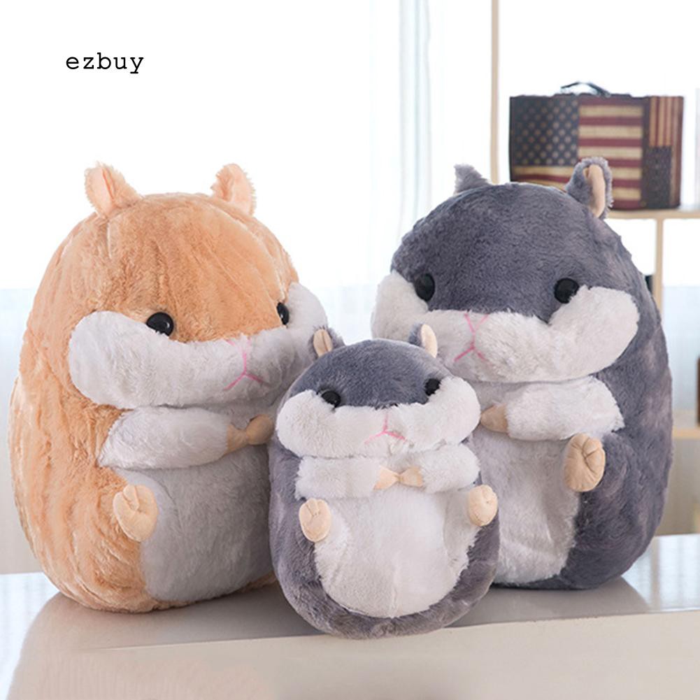 Thú nhồi bông kích thước 40/50/60cm hình chuột hamster dáng ngồi đáng yêu