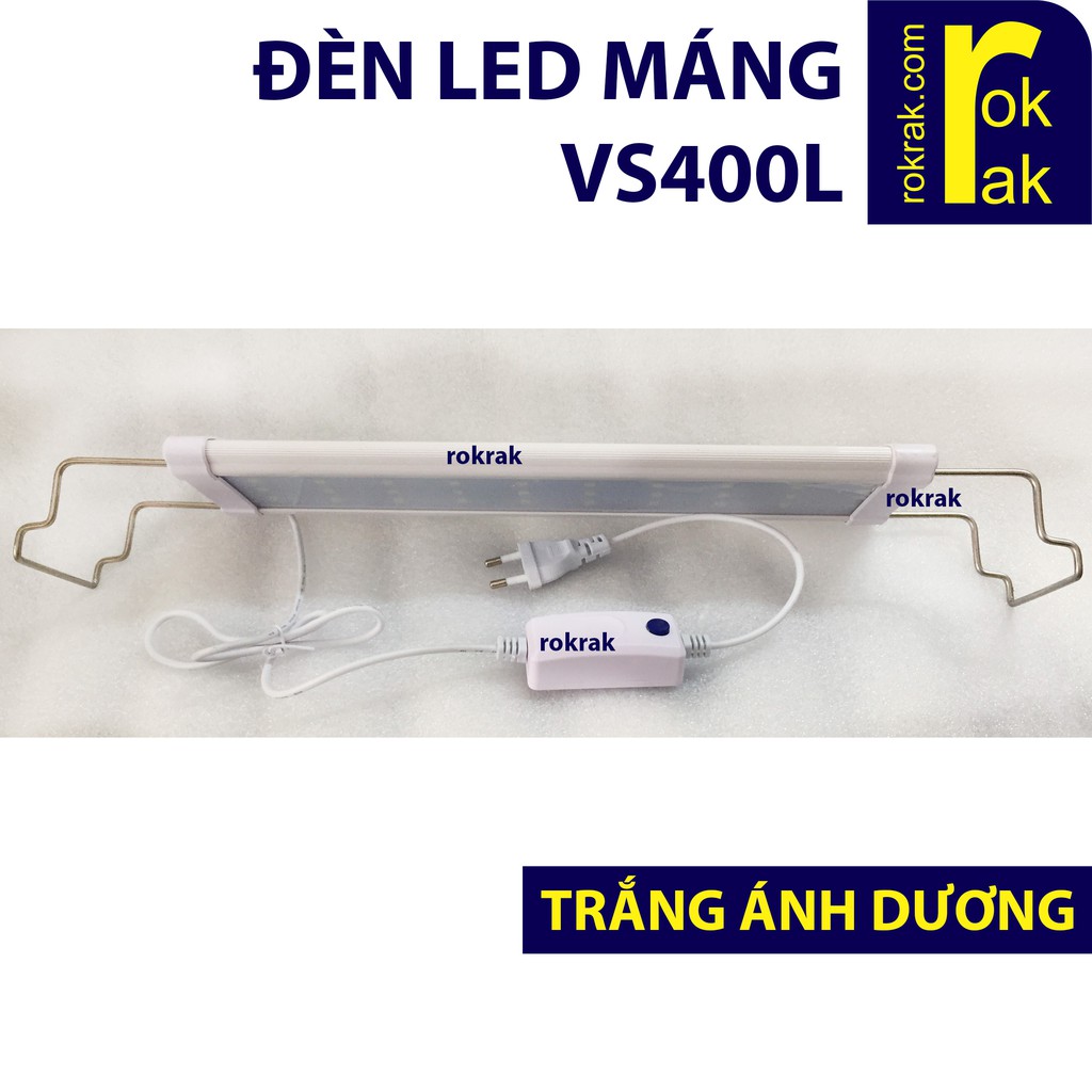 Đèn LED máng VipSun KS-400-L cho hồ cá, hồ thủy sinh size 40 45cm
