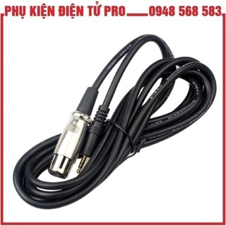 Dây chuyển đầu 3.5mm ra đầu xlr cho mic condenser