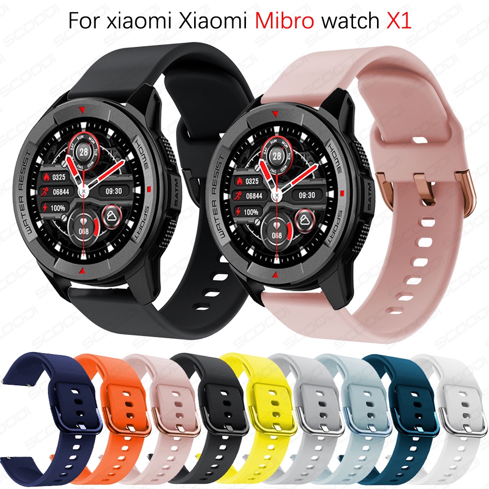 Dây Đeo Silicone Cho Đồng Hồ Thông Minh Xiaomi Mibro Watch X1