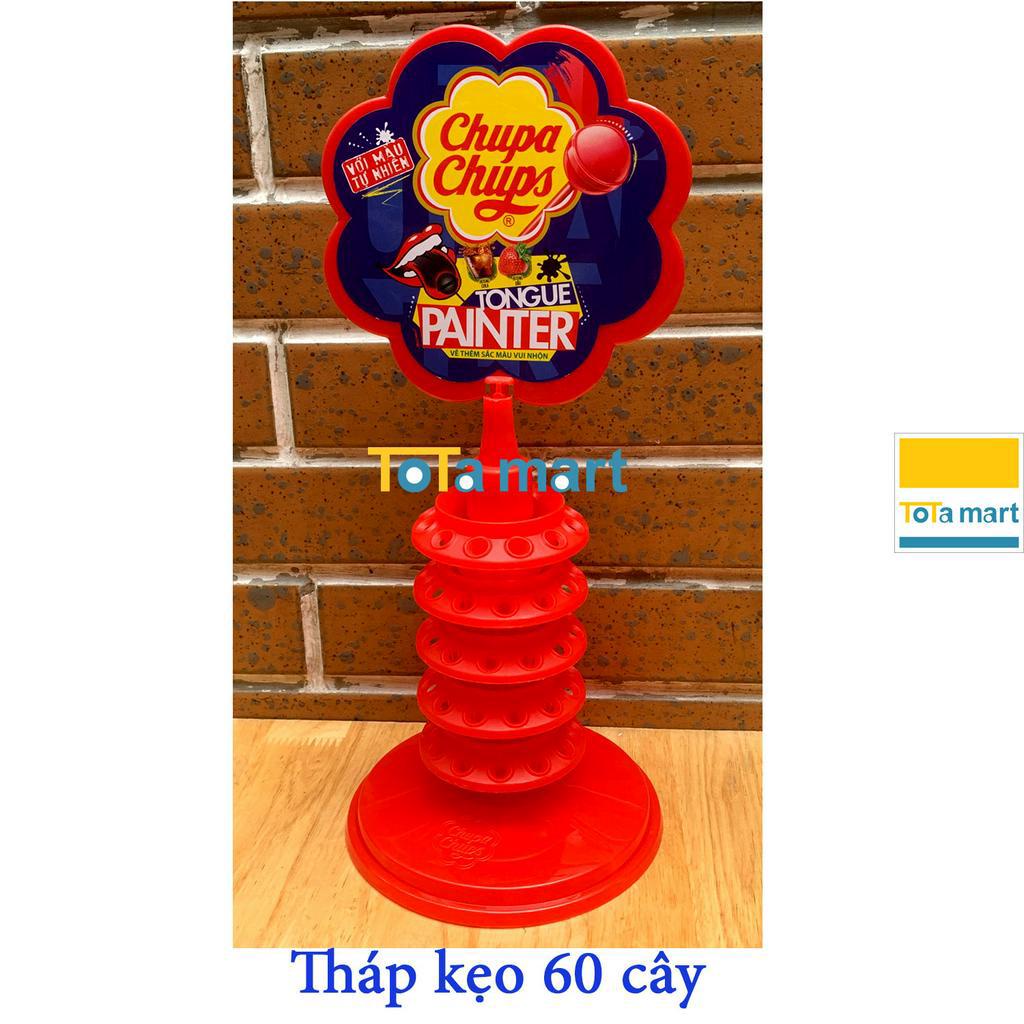 Kẹo mút Chupa Chups hương cola / trái cây 600g gói lớn 60 que.