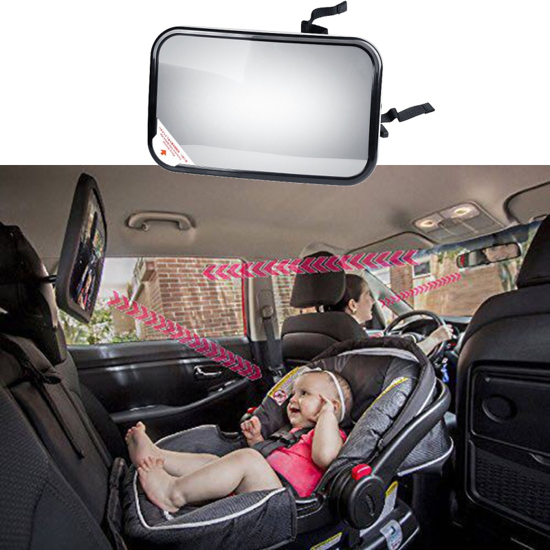 Edb * 360 Độ° Gương Chiếu Hậu Xoay Gắn Ghế Ngồi Xe Hơi An Toàn Cho Bé