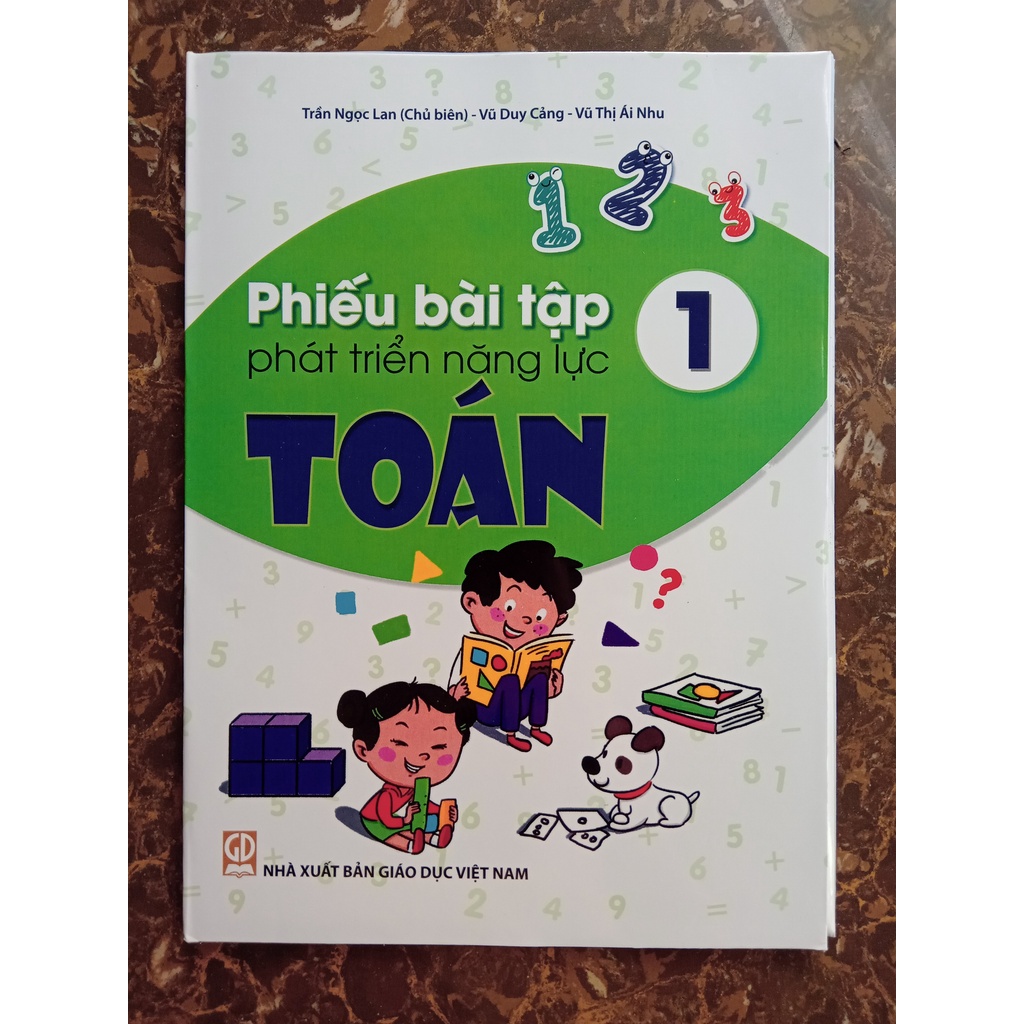 Sách Phiếu bài tập phát triển năng lực Toán lớp 1