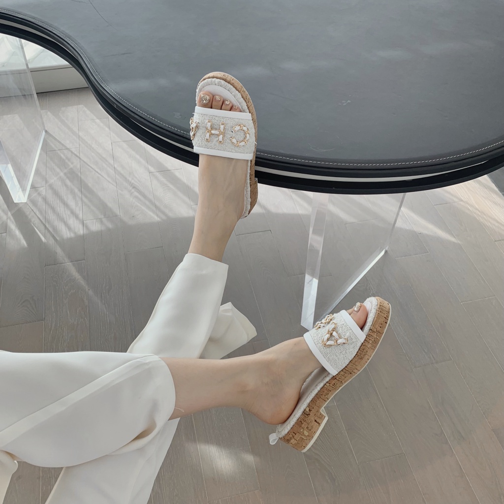 Dép Sandal Đế Xuồng Dày Thời Trang Mùa Hè Hàn Quốc 2022 Cho Nữ