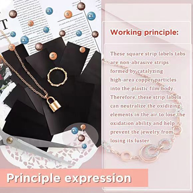 Sa Set 75 Dải Bọc Trang Sức Chống Xỉn Màu 3 Kích Cỡ