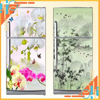 🌿Giấy dán tường, tủ lạnh hoạ tiết cây cối🌿