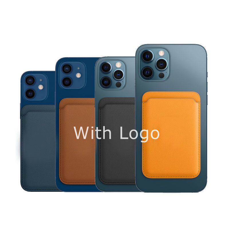 Ví đựng thẻ mini táo sạc ko dây táo có nam châm thời trang cho táo 12 Mini 12 Pro Max