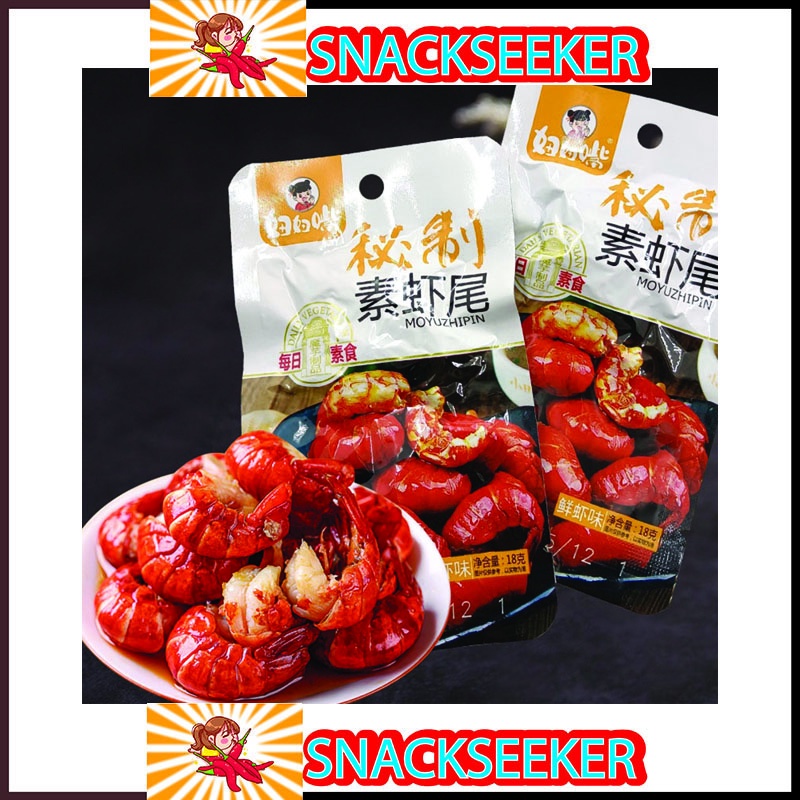 Nõn tôm chay ướp cay tẩm vị - Đồ ăn vặt nội địa - Nõn tôm chay ướp cay - SNACKSEEKER