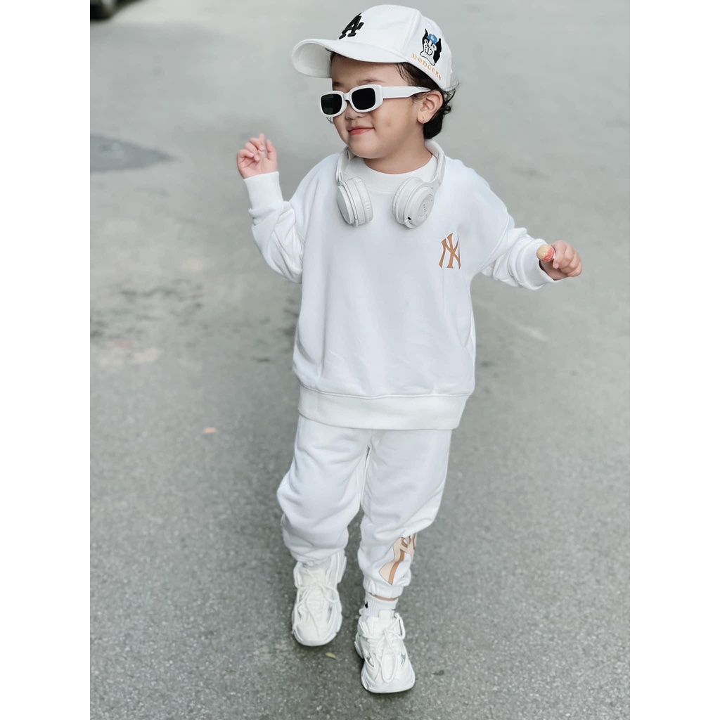 Set ML B họa tiết hình khối cho bé , bộ quần áo trẻ em unisex , Kid_genZ