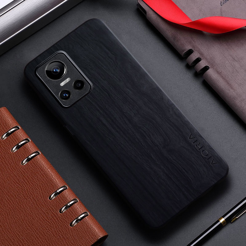 Ốp Bao Da Điện Thoại Họa Tiết Vân Gỗ Cho oppo realme gt neo 3 3t neo3 5g realme gt neo3 neo3 3t Ốp
