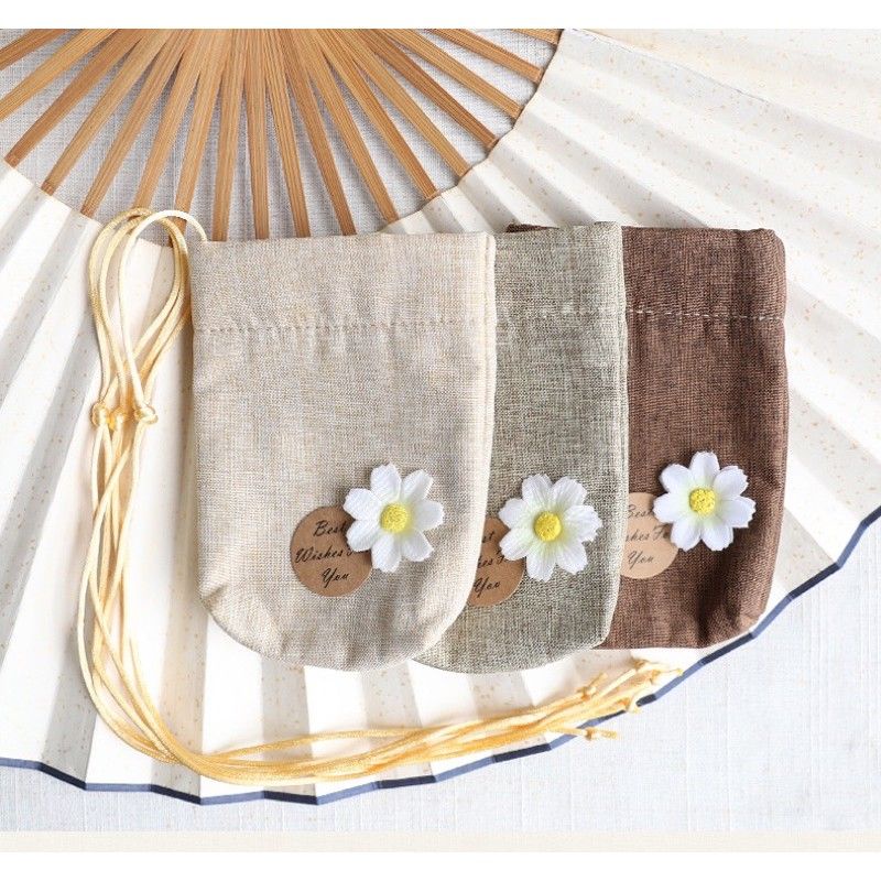 Túi vải bố làm túi thơm, đựng cà  phê, quà tặng, trang sức, phụ kiện hàng cao cấp