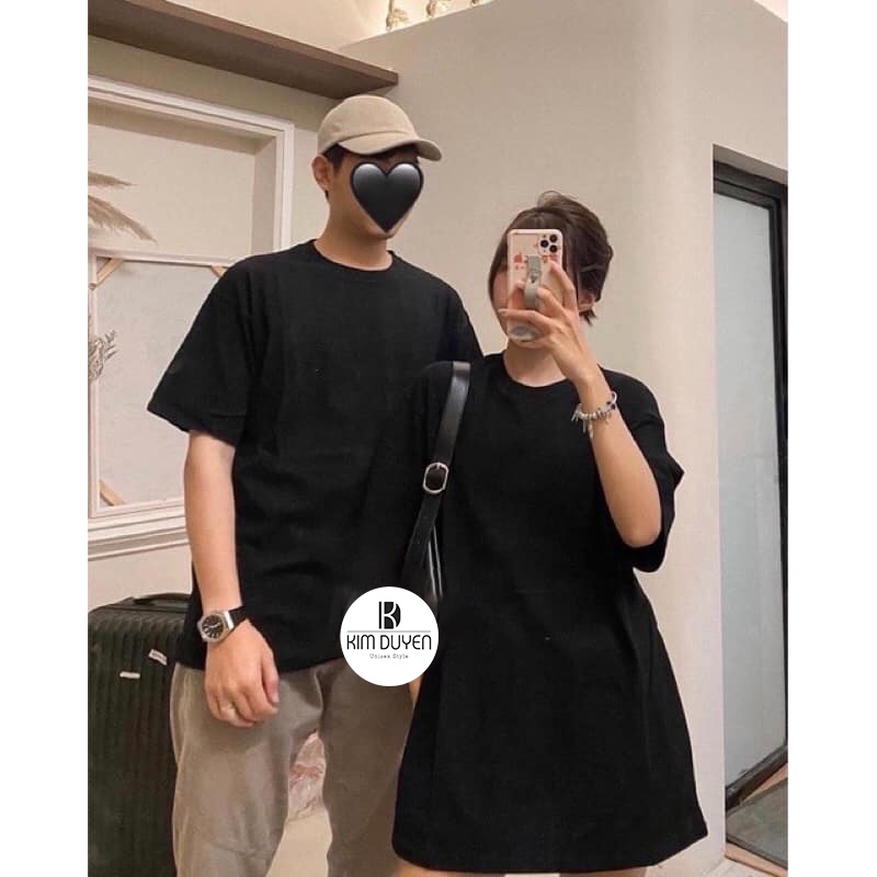 Áo thun 3158 áo phông trơn form rộng tay lỡ dáng oversize nam nữ chất vải dày dặn mặc mát mẻ