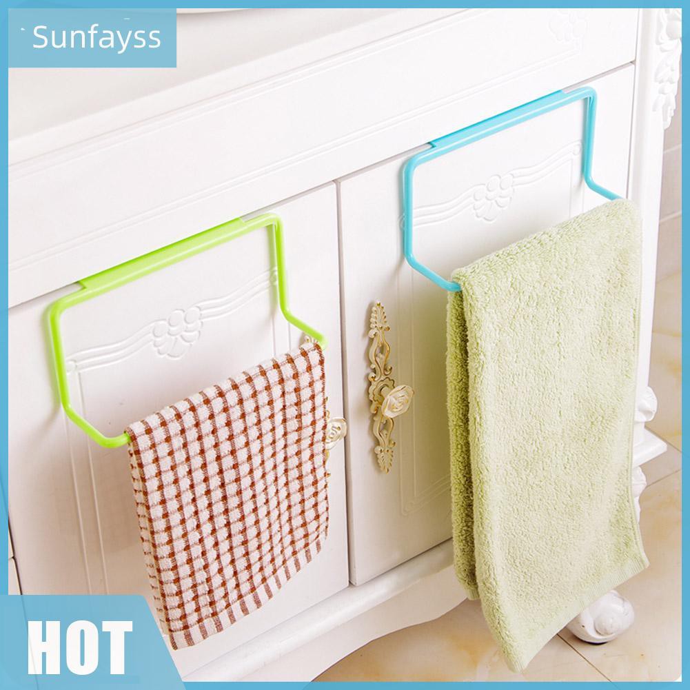 SF Giá Treo Khăn Gắn Cửa Tủ Nhà Bếp Nhà Tắm Tiện Lợi