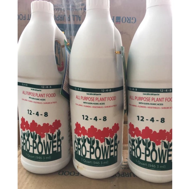 Phân bón lá Cao cấp Gro- Power chai 946ml Hàng nhập khẩu Mỹ