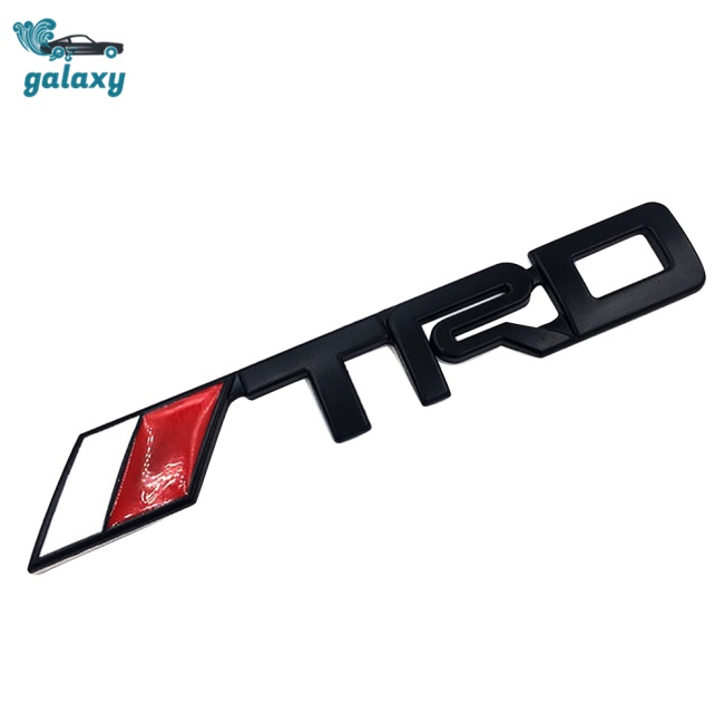 Galaxy Miếng Dán Logo TRD 3D Bằng Kim Loại Trang Trí Xe Hơi