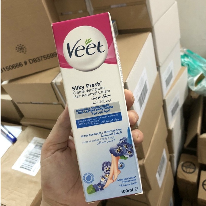 Kem Tẩy Lông Veet Silky Fresh Hair Removal Cream 100ml