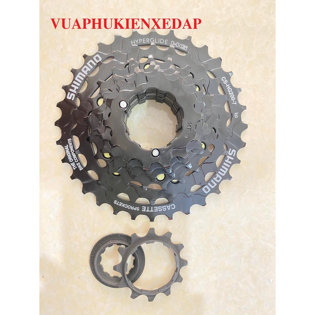 Líp thả 7 Tầng Shimano CS-HG200 28-32T